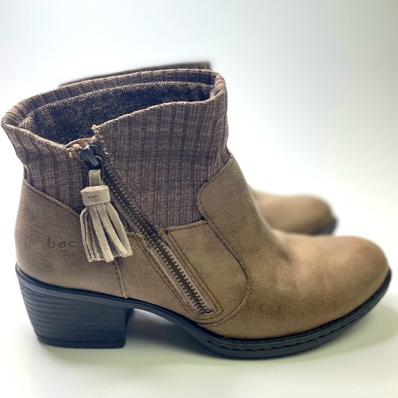 B.o.c Women’s Brown Heeled Ankle Boots - Picture 1 of 7